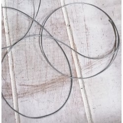 Μακραμέ Δερματάκι, Σχοινί, Ασημί