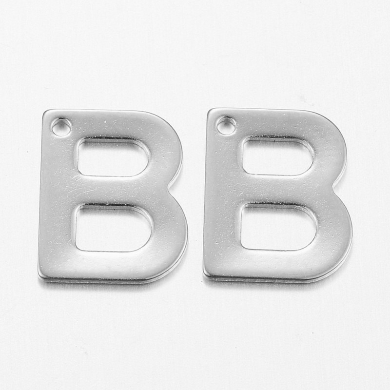 2 τεμ, 11x10 χλστ, 304 Ανοξείδωτο Ατσάλι, Γράμμα "B", Κρεμαστό, Ατσαλιού
