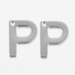 2 τεμ, 11x10 χλστ, 304 Ανοξείδωτο Ατσάλι, Γράμμα "P", Κρεμαστό, Ατσαλιού