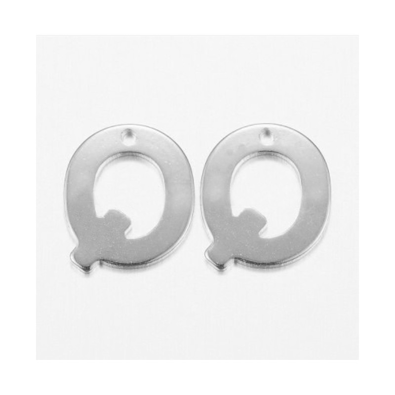 2 τεμ, 11x10 χλστ, 304 Ανοξείδωτο Ατσάλι, Γράμμα "Q", Κρεμαστό, Ατσαλιού