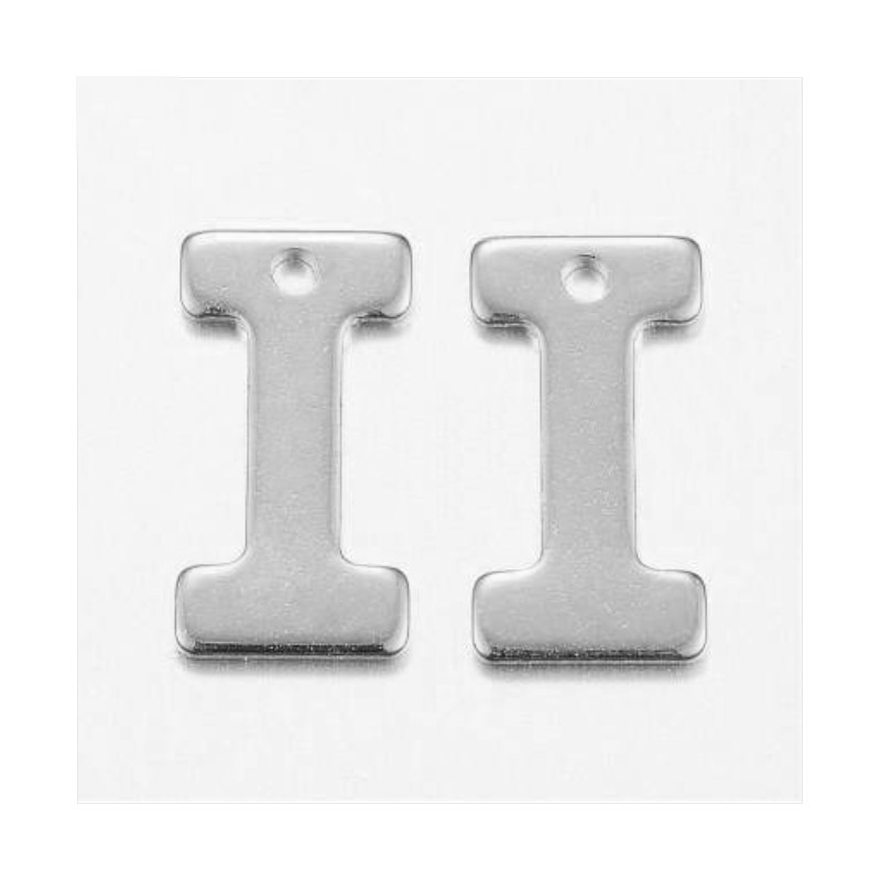 2 τεμ, 11x10 χλστ, 304 Ανοξείδωτο Ατσάλι, Γράμμα "I", Κρεμαστό, Ατσαλιού
