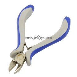 1 τεμ, 117 χλστ, Πένσες κοσμήματα με διαγώνιος πλευρά κοπής, Ανοξείδωτο Σιδηρονικέλιο, Μαύρο-Κόκκινο