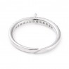 1 τεμ, 17 χλστ εσωτ. διαμετρος, Επάργυρο Δαχτυλίδι με Ζιρκόν και Σύνδεσμο, Ρυθμιζόμενο, Πλατίνας