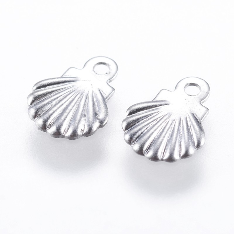 10 τεμ, 8 χλστ, 316 Ανοξείδωτο Ατσάλι, Κοχύλι, Κρεμαστο (STF-8G9-S)