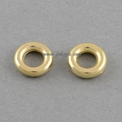 10 τεμ, 8x2 χλστ, Τρύπες 4 χλστ, Ακρυλική Χάντρα CCB, Κρίκος Χρυσό 