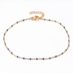 26 εκατ, 2 χλστ, 304 Ανοξείδωτο Ατσάλι, Αλυσίδα Ποδιού με Μπαλίτσες και Προέκταση, Επιλογή Χρώματος