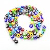 Lampwork Γυάλινες Χάντρες, Κακο Μάτι, Μικτό Χρώμα