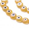 10 τεμ, 8 χλστ, Lampwork Γυάλινες Χάντρες, Κακο Μάτι, Επιλογή Χρώματος
