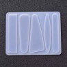 1 τεμ, 98x78x4 χλστ, Καλούπια Σιλικόνης, Κλιπ Μαλλιών, DIY Κατασκευές με Υγρό Γυαλί, Λευκό