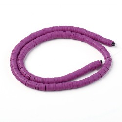 350 τεμ, 6 χλστ, Χάντρες απο Πολυμερικό Πηλό, Ροδέλα/Δίσκος, Ορχιδέας