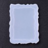 1 τεμ, 180x130 χλστ, Καλούπια Σιλικόνης, DIY Κατασκευές με Υγρό Γυαλί, Καλούπι για Φωτογραφοθήκη Ζικ-Ζακ, Λευκό