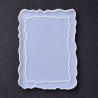 1 τεμ, 180x130 χλστ, Καλούπια Σιλικόνης, DIY Κατασκευές με Υγρό Γυαλί, Καλούπι για Φωτογραφοθήκη Ζικ-Ζακ, Λευκό