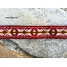 50 εκατ, 22 χλστ. πλάτος, Τρέσες Ethnic Υφασμάτινες, Σκούρο Κόκκινο