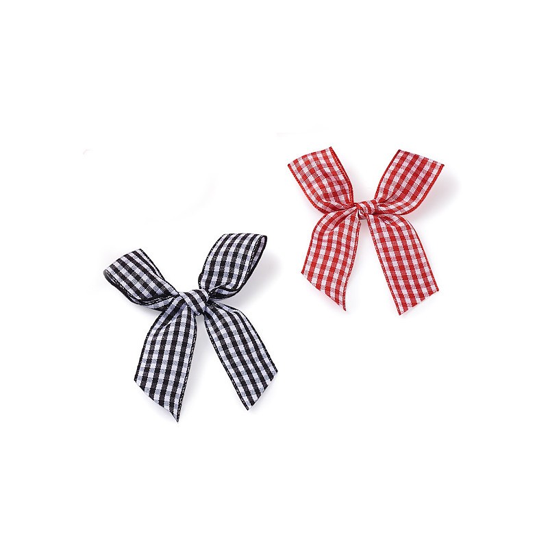 4 τεμ, 80x70 χλστ, Καρό Χριστουγεννιάτικα Φιογκάκια (BLW-80MM-BR)