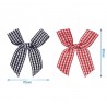 4 τεμ, 80x70 χλστ, Καρό Χριστουγεννιάτικα Φιογκάκια (BLW-80MM-BR)