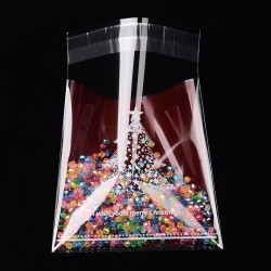 20 τεμ, 14x10 εκατ, Σακουλάκια Σελοφάν, We wish a Merry Christmas (CHT-14CM-RG)