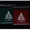 20 τεμ, 14x10 εκατ, Σακουλάκια Σελοφάν, We wish a Merry Christmas (CHT-14CM-RG)