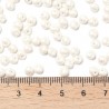 20γρ, 4~5 χλστ, Γυάλινες Χάνδρες Σπόρος, Αδιάφανο Περλέ Άσπρο (SEED-4-5mm-PW)