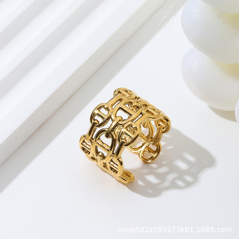 1 τεμ, 14 χλστ πλάτος, 304 Ανοξείδωτο Ατσάλι, Ρυθμιζόμενο Δαχτυλίδι Αλυσίδα (SCH-14R-SG)