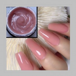 50 ml, Επαγγελματικό Σκληρό Gel Χτυσίματος και Επέκτασης, Cover Nude, Νύχια (HGB-50ml-CN)