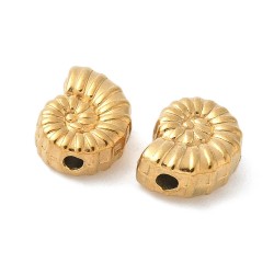 4 τεμ, 10x8 χλστ, 304 Ανοξείδωτο Ατσάλι, Κοχύλι, Χάντρα (PPS-10x8M-G)