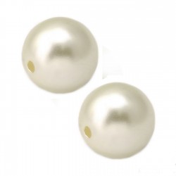 Ακρυλικές Πέρλες, Χάντρα, Στρογγυλή, Ιβουάρ