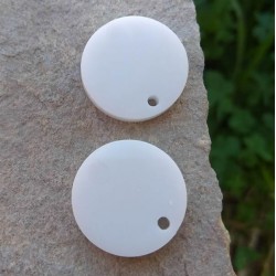 2 τεμ, 20 χλστ, Plexiglass, Γεωμετρικά Σχήματα με 1 Τρύπα, Στρογγυλό (PLF-20m-1H-P)