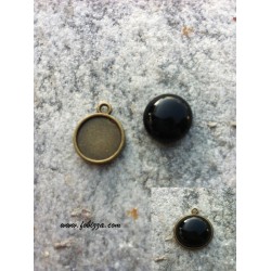 2 τεμ, 18x15x3 χλστ, 12 χλστ δίσκος, Χαλκός, Καστόνια με 1 Σύνδεσμο, Μπρονζε