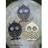 2 τεμ, 65x35x1 χλστ, Τρύπα: 6mm, Σίδερο Φιλιγκράν, Μεγάλο Μέγεθος, Μαύρο