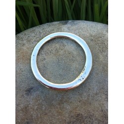 1 τεμ, 46 χλστ διάμετρος, Μεταλλικός, Κρίκος, Ασημί Αντίκας