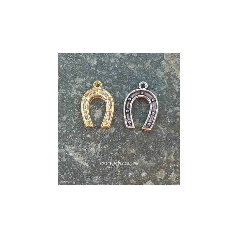 5 τεμ, 19x13x3 χλστλ,  Μεταλλικό Πέταλο, 1 Σύνδεσμο, Χρυσό και Ασήμι