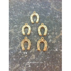 5 τεμ, 19x13x3 χλστλ,  Μεταλλικό Πέταλο, 1 Σύνδεσμο, Χρυσό και Ασήμι