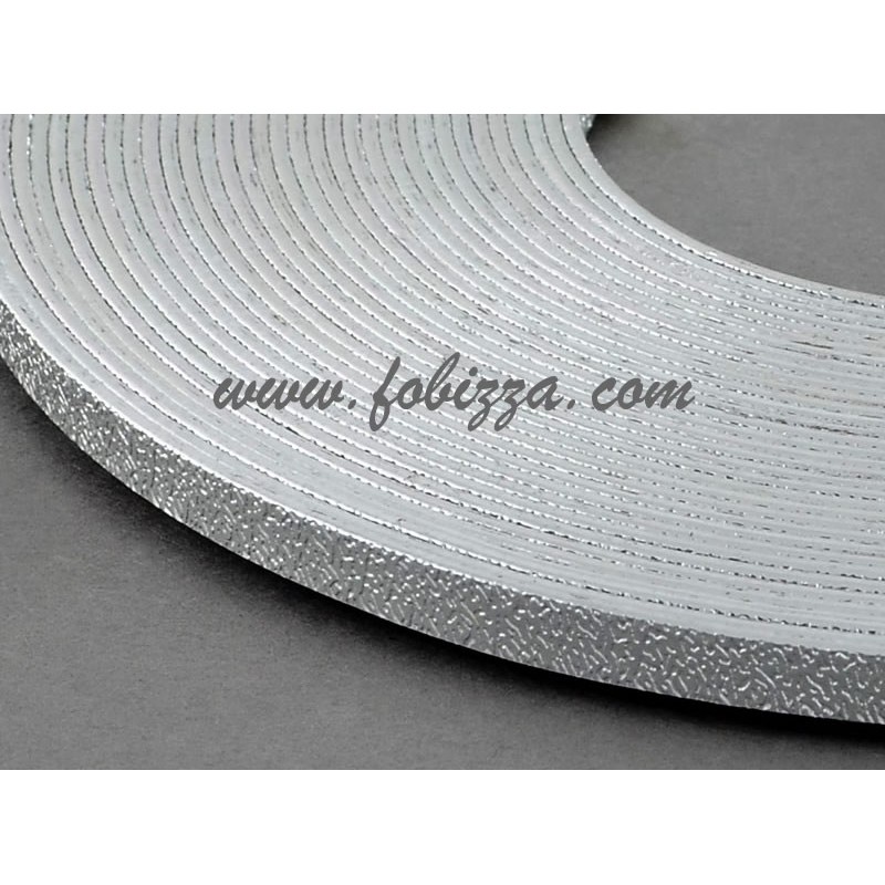6 μέτρα/1 ρολό, 2 χιλ/στά πάχος, Σύρμα από Αλουμίνιο, Ασήμι
