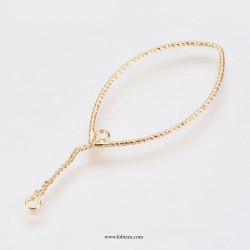 1 τεμ, 53 χλστ, Επιχρυσωμένος Ορείχαλκος, Κρεμαστό,  Χρυσό