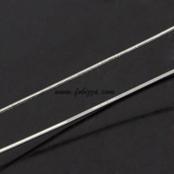 6 μέτρα/1 ρολό, 2 χιλ/στά πάχος, Σύρμα από Αλουμίνιο, Ασήμι