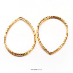 2 τεμ, 60 χλστ, Ορείχαλκος, Δάκρυ, Χρυσό