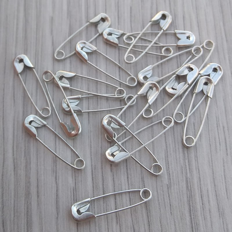 50 τεμ, 20 χλστ, Μεταλλικές Καρφίτσες, Ασημί