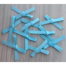 1 μέτ, 10 χλστ, Σατεν Κορδέλα με Ψιλό Καρό, σε Μπλε, Πράσινο, Μπεζ και Κόκκινο