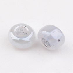 20 γρ/1000 τεμ. περίπου, 2 χλστ διάμετρος, Γυάλινες Χάντρες Σπόροι, Γκρι