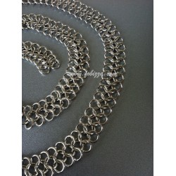 6 μέτρα/1 ρολό, 2 χιλ/στά πάχος, Σύρμα από Αλουμίνιο, Ασήμι