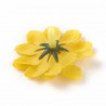 5 τεμ, 40 χλστ, Κεφαλή Τεχνητού Λουλουδιού, Μετάξωτο Πανί, για Διακόσμηση Πάρτι-Στεφάνι Γάμου, Κίτρινη Μαργαρίτα