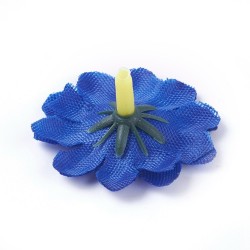 5 τεμ, 40 χλστ, Κεφαλή Τεχνητού Λουλουδιού, Μετάξωτο Πανί, για Διακόσμηση Πάρτι-Στεφάνι Γάμου, Λευκό Μαργαρίτα