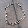 1 τεμ, 20 εκατ, 304 Ανοξείδωτο Ατσάλι, Figaro Αλυσίδα, Βραχιόλι, Χρώμα Ατσαλιού